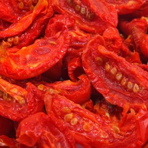 Semi-dried tomato segments